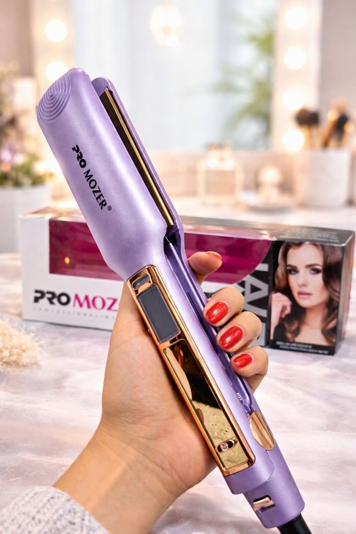 PLANCHA DE CABELLO DE TITANIO – PRO MOZER