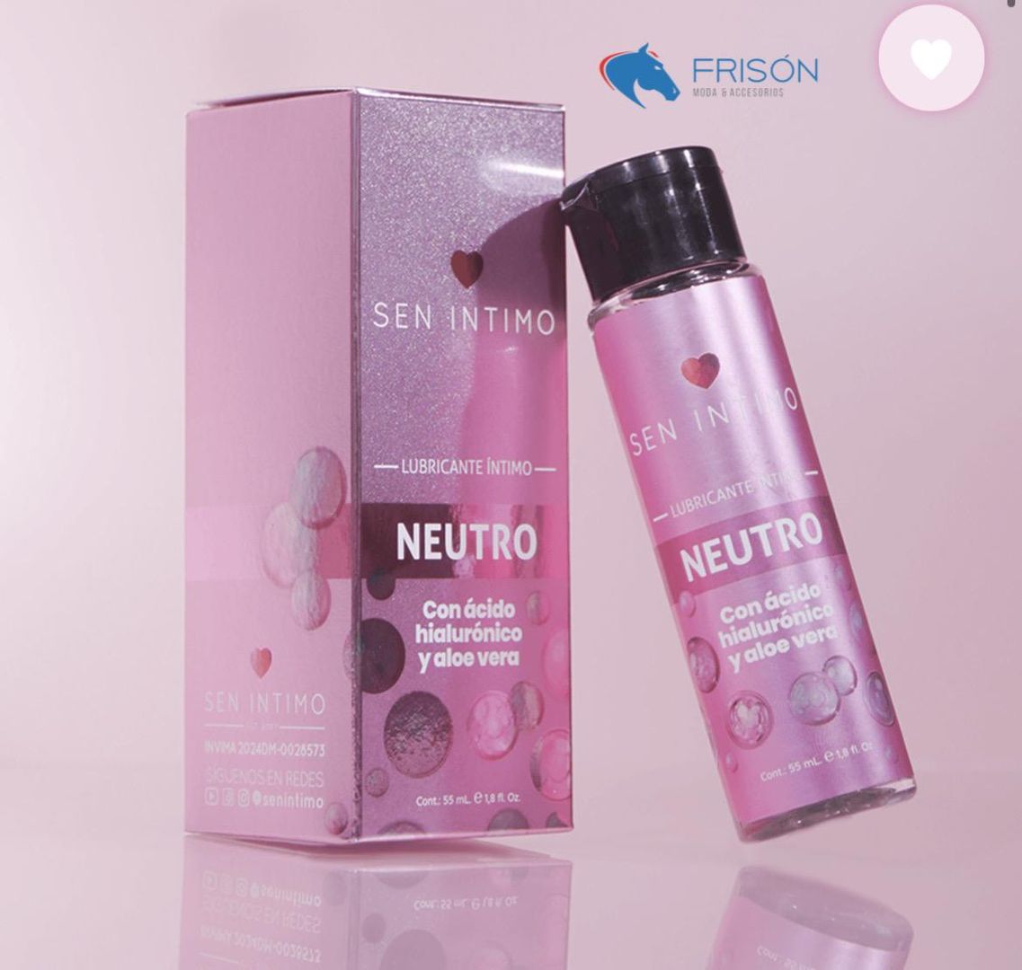Lubricante Neutro con Ácido Hialurónico y Aloé x 55 ml by Sen Ìntimo