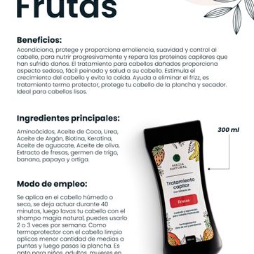 Imagen del producto Tratamiento capilar frutas Magia Natural