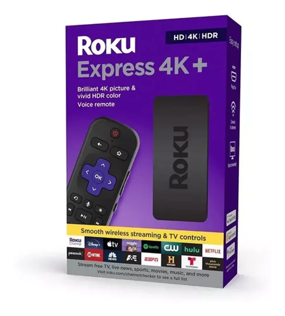 Roku Express 2024 Hd Dispositivo De Streaming Color Negro Tipo de control remoto Estándar