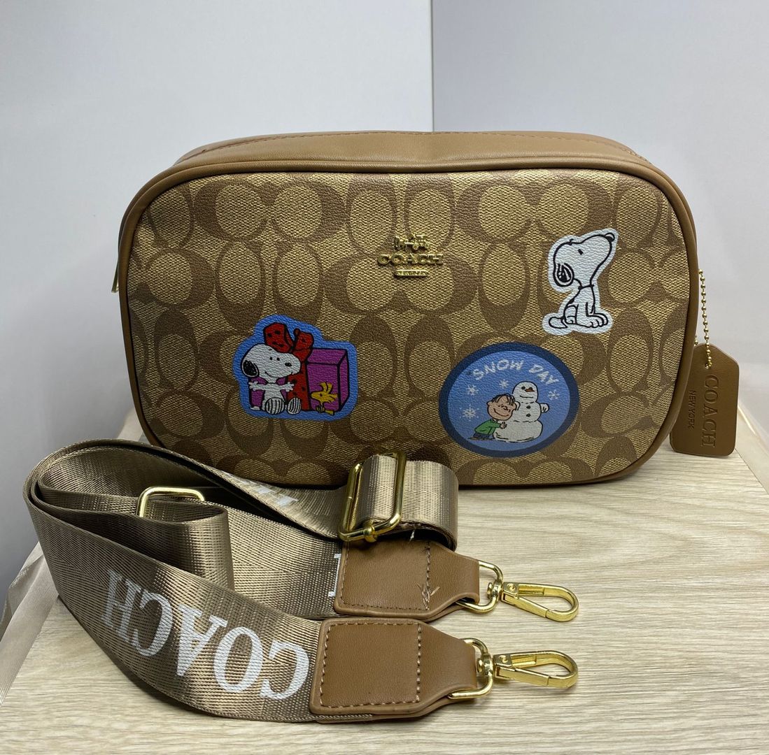Bolso de lujo café claro 