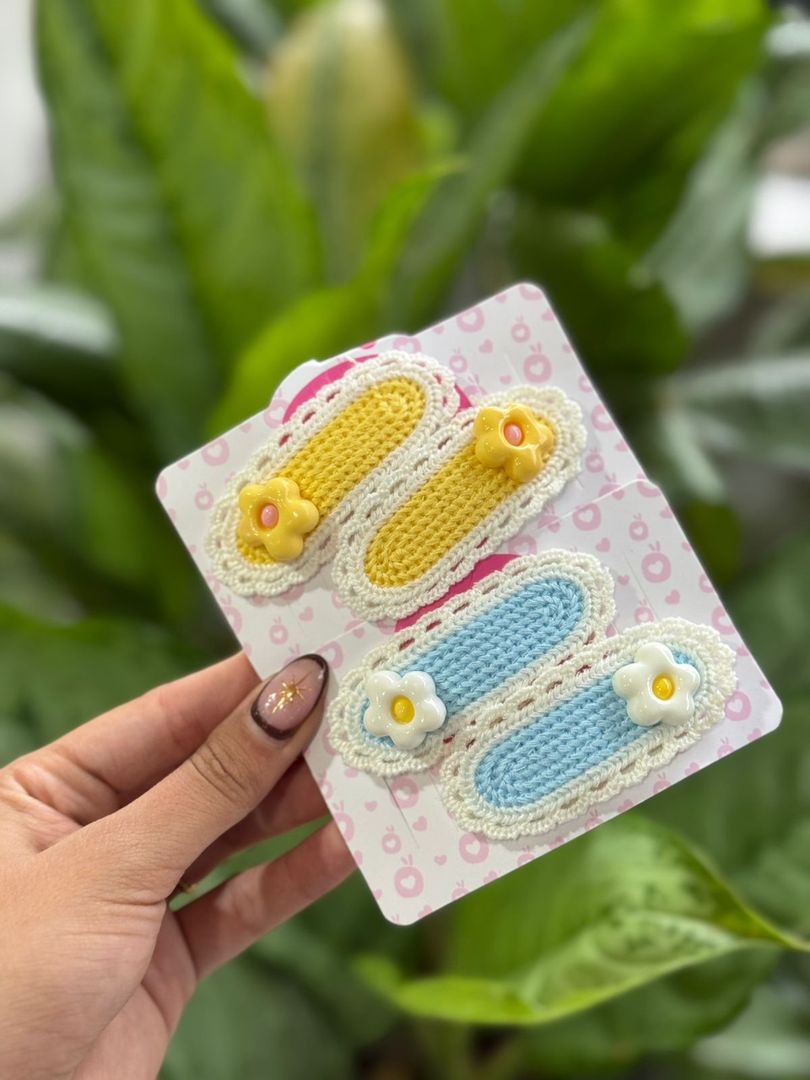 CLIPS TEJIDO PASTEL