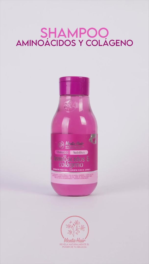 SHAMPOO NUTRITIVO CON AMINOÁCIDOS MENTA HAIR 550 ML