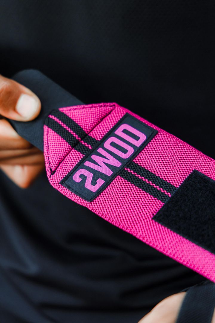 MUÑEQUERAS ELASTICAS FUCSIA 