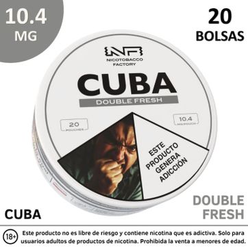 Imagen del producto Cuba Double Fresh 10.4mg - Parches De Nicotina