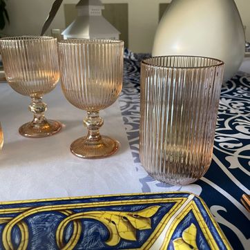 VASO RAYAS AMBAR  - imagen 4