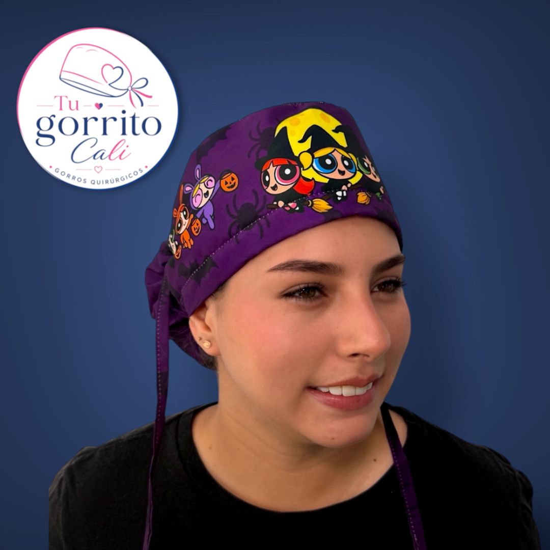 Chicas superpoderosas Halloween morado