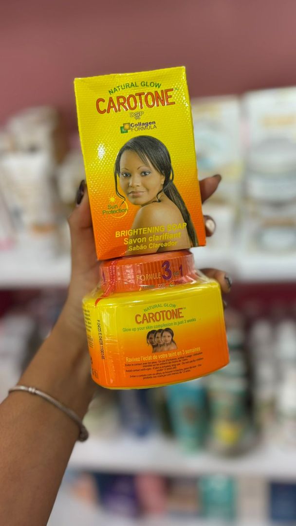 KIT ACLARANTE CORPORAL Y FACIAL CAROTONE