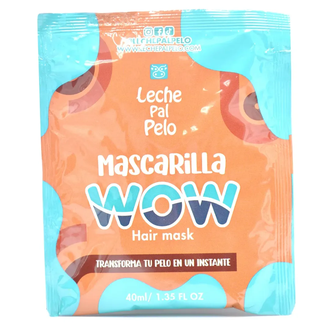 MASCARILLA WOW 40ML LECHE PAL PELO