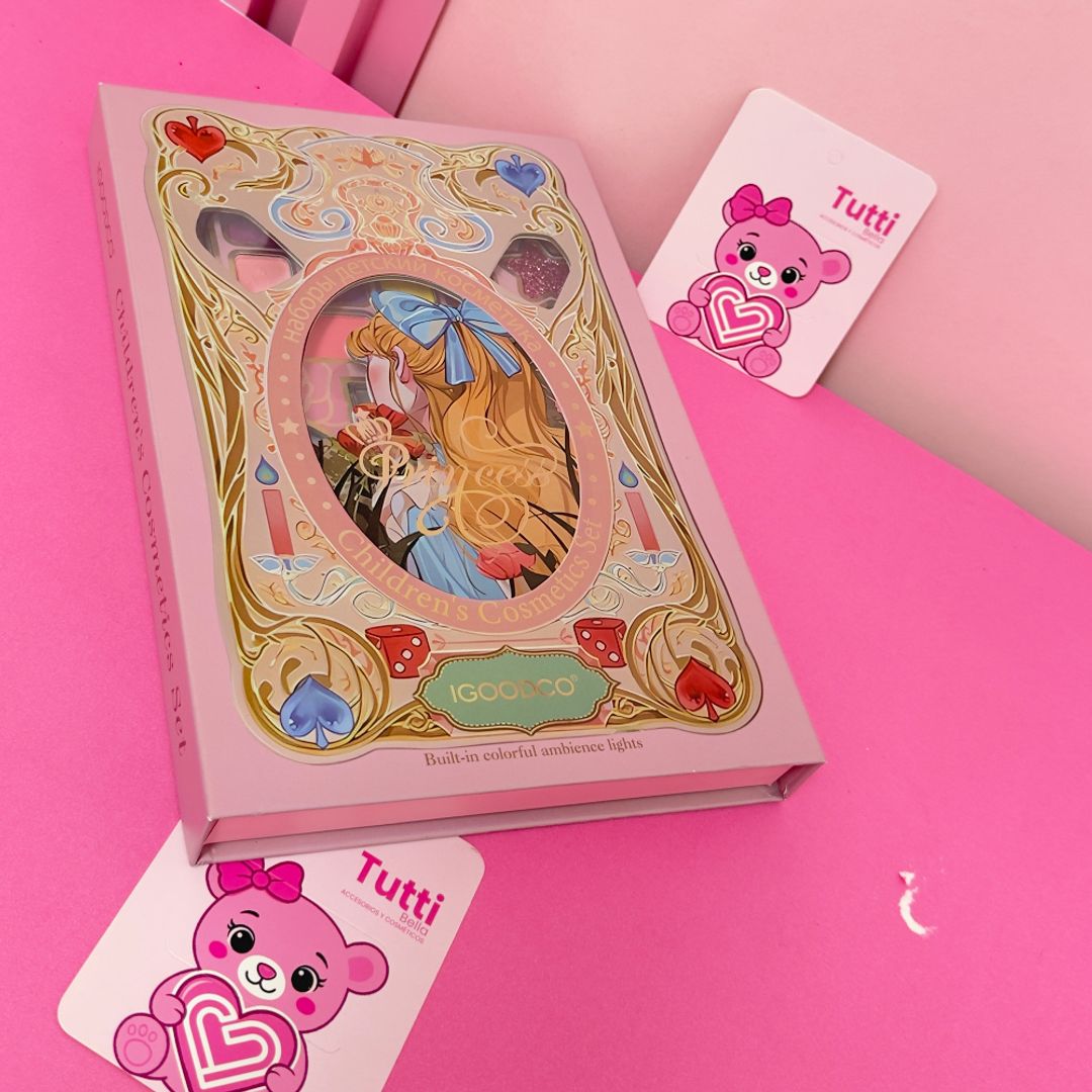 PRINCESA PRINCES  (CON LUZ)MAKEUP MAQUILLAJE INFANTIL 
