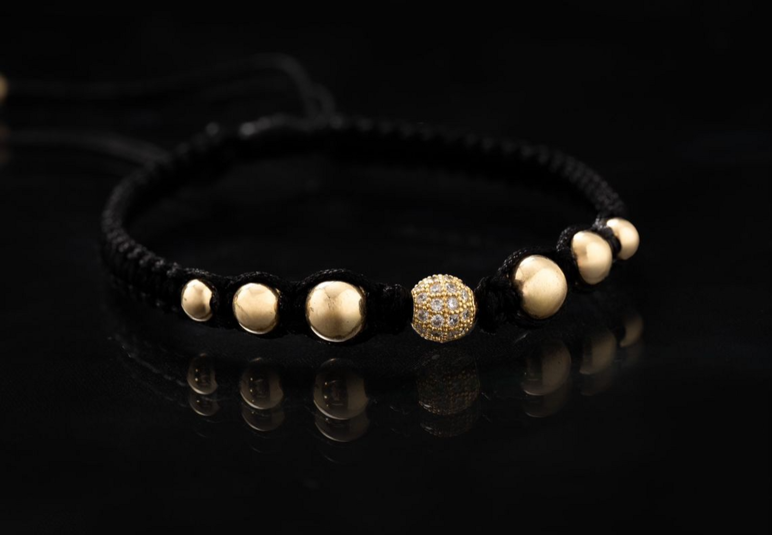 Pulsera bola de fuego circonias