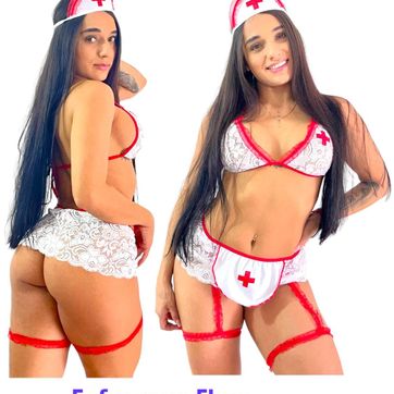 LENCERIA FEMENINA FLORA ENFERMERA - imagen 1