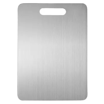 TABLA COCINA DE PICAR EN ACERO INOXIDABLE 23CMx34CM - imagen 1