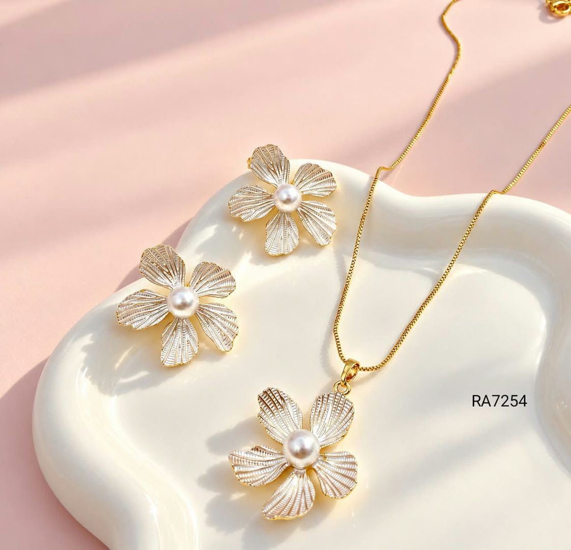 SET CADENA FLOR