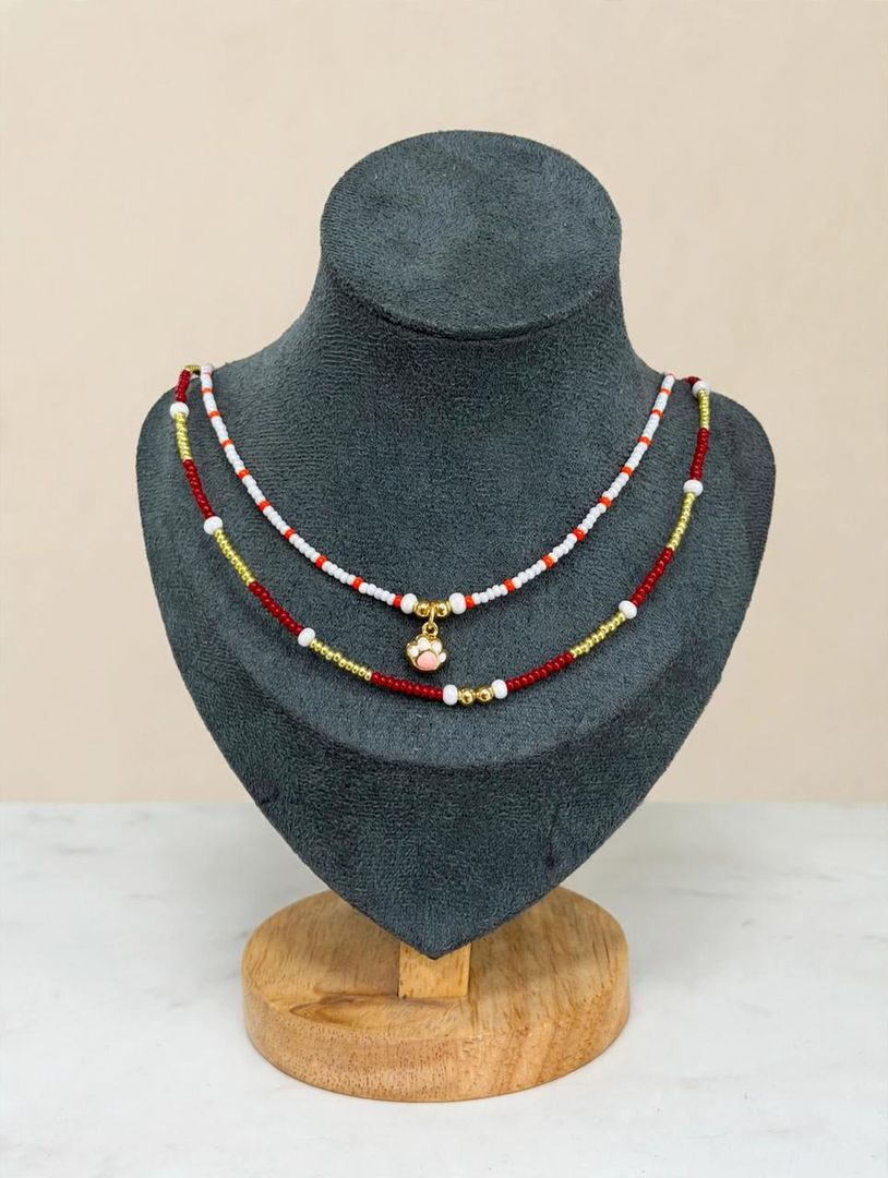 Collar Tejido Mostacilla 