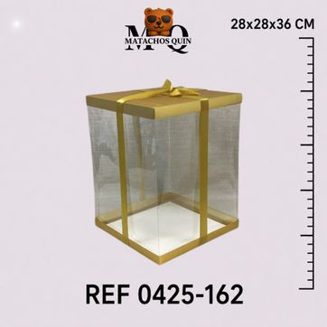 Imagen del producto CAJA DE ACETATO DORADA GRANDE
