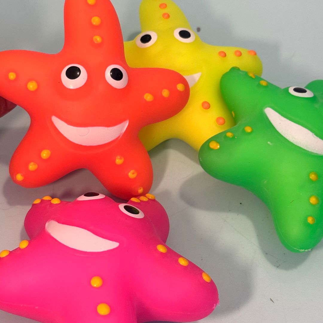 Squishy estrella neon espuma 