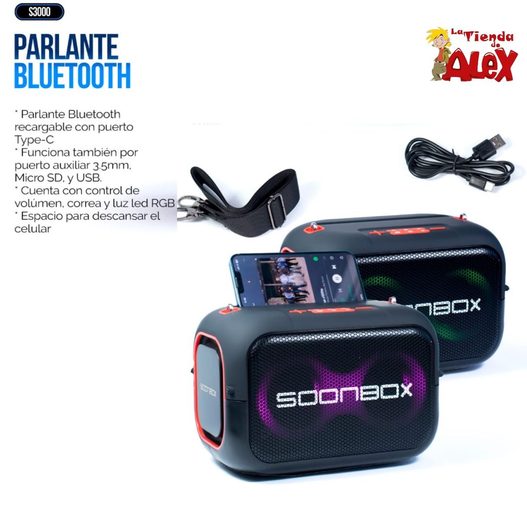PARLANTE BLUETOOTH S3000 