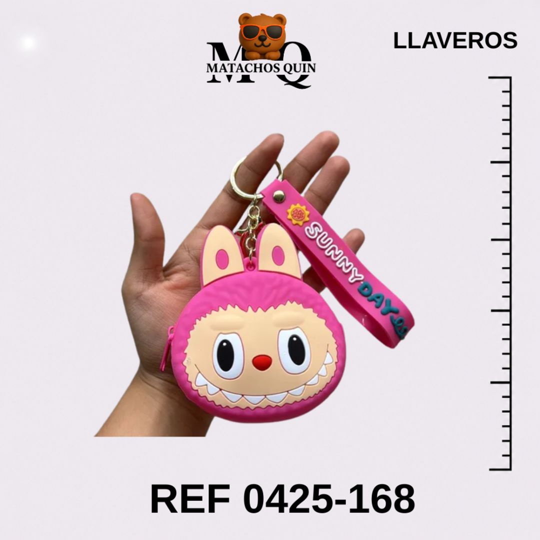 LLAVEROS TIPO MONEDERO DE LABUBU