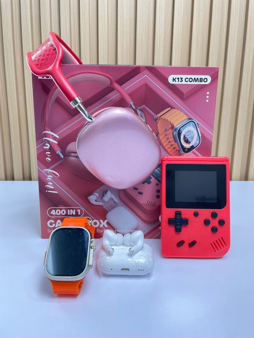Combo reloj y 2 audífonos Y minijuego