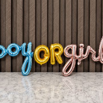 Imagen del producto LETRERO METALIZADO BOY OR GIRL 