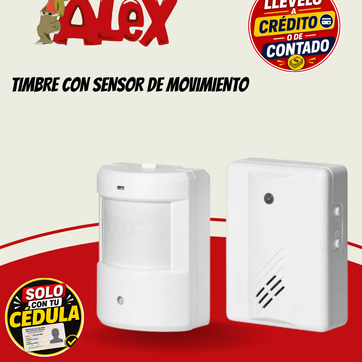 Imagen del producto TIMBRE CON SENSOR DE MOVIMIENTO