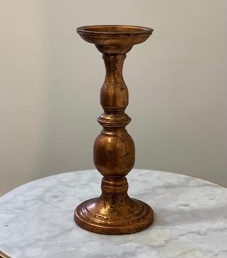 Porta Vela Rose Gold