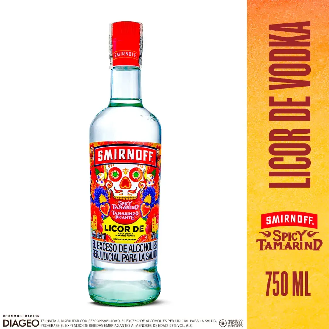 VODKA SMIRNOFF TAMARINDO*750ML