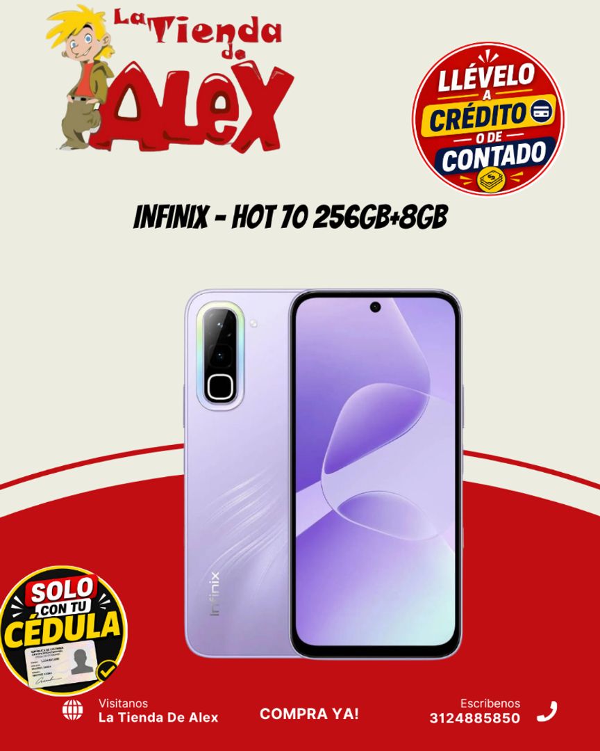 INFINIX - Hot 70 256GB+4GB(+4)
