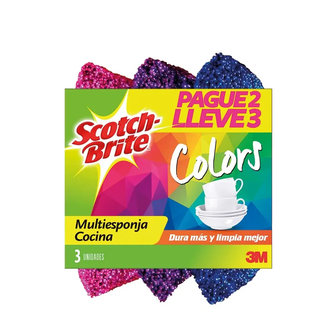MULTIESPONJA  SCOTCH COLOR PG 2 LL3