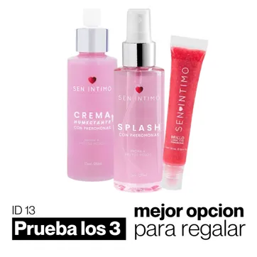Imagen del producto Kit Splash + crema + Brillo feromonas Sen