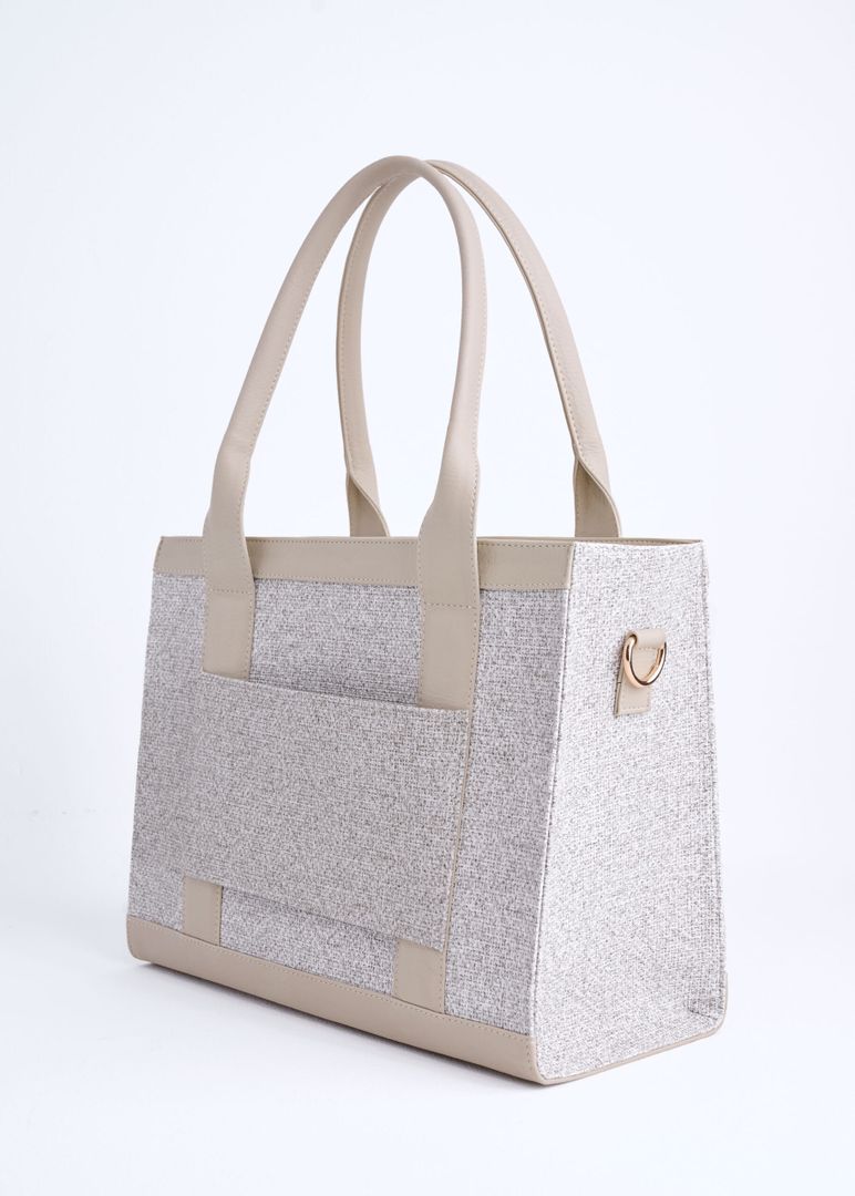 Cartera Shopper Viena Gris