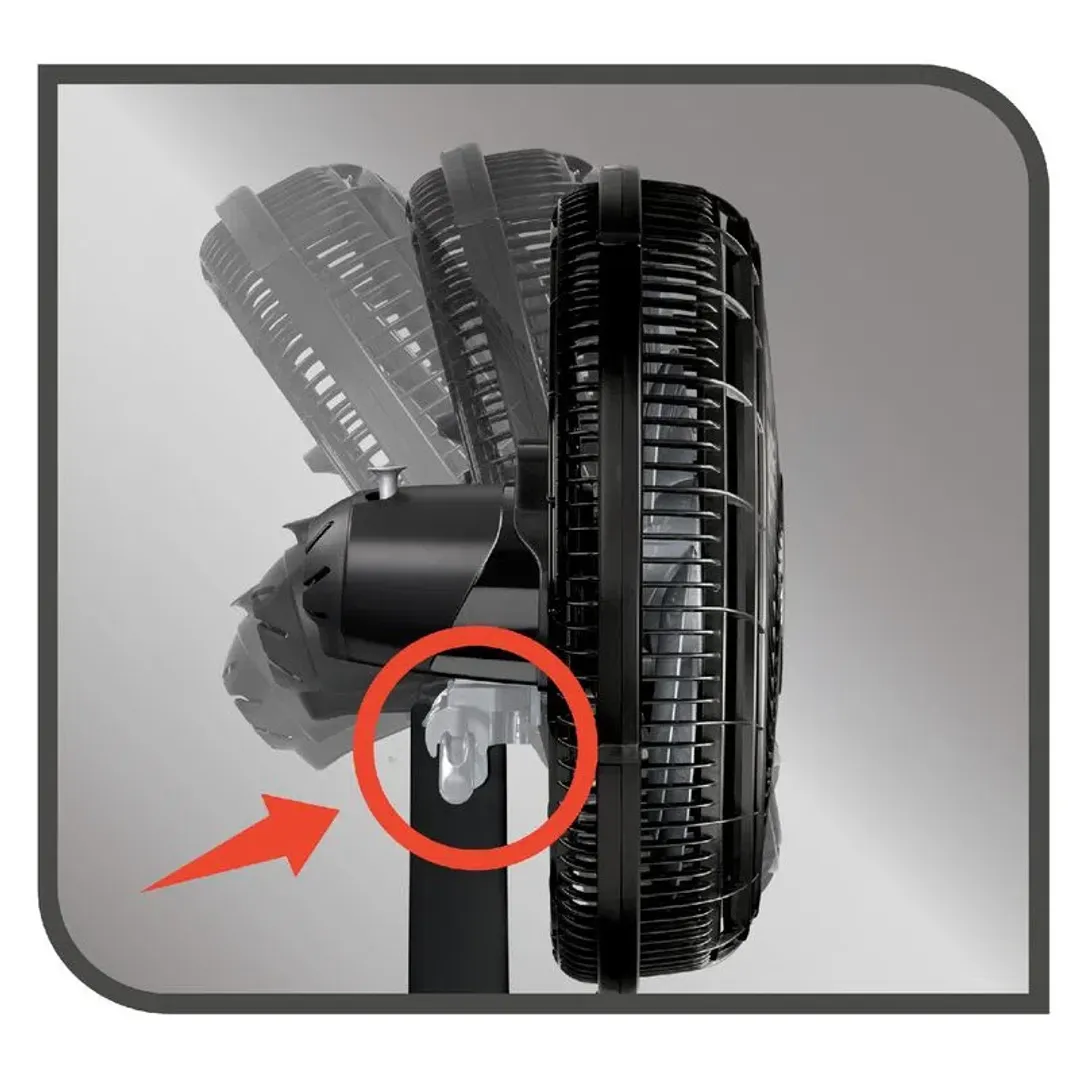 VENTILADOR SAMURAI SILENFORC PLUS 2EN1 NEGRO