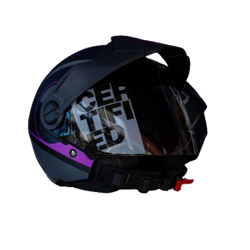 CASCO  ABIERTO ICH 102 LINEA  MORADA - imagen 1