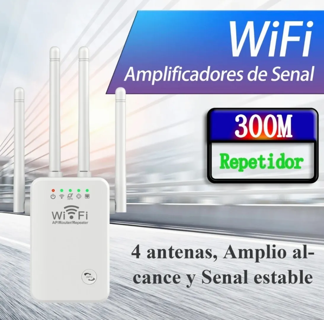 REPETIDOR ROUTER WIFI 4 ANTENAS
