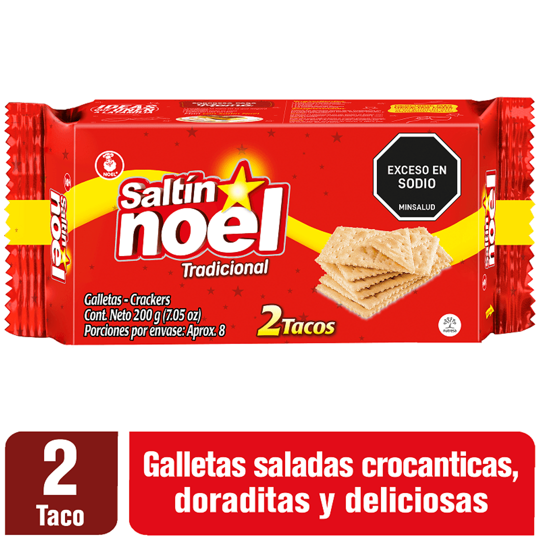 GALLETA SALTIN NOEL*2T