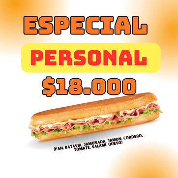Imagen del producto Sandwich Super Especial Personal
