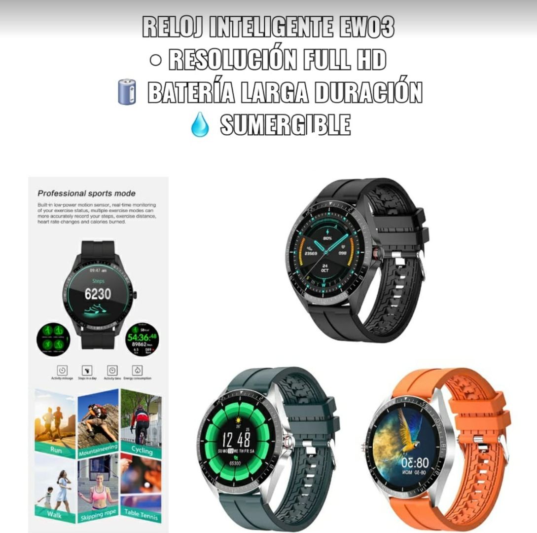 RELOJ INTELIGENTE EWO 3