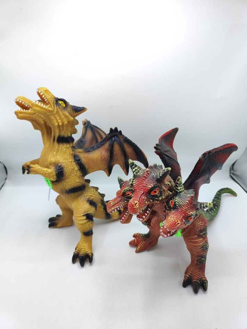 Dragón de dos cabezas con sonido 