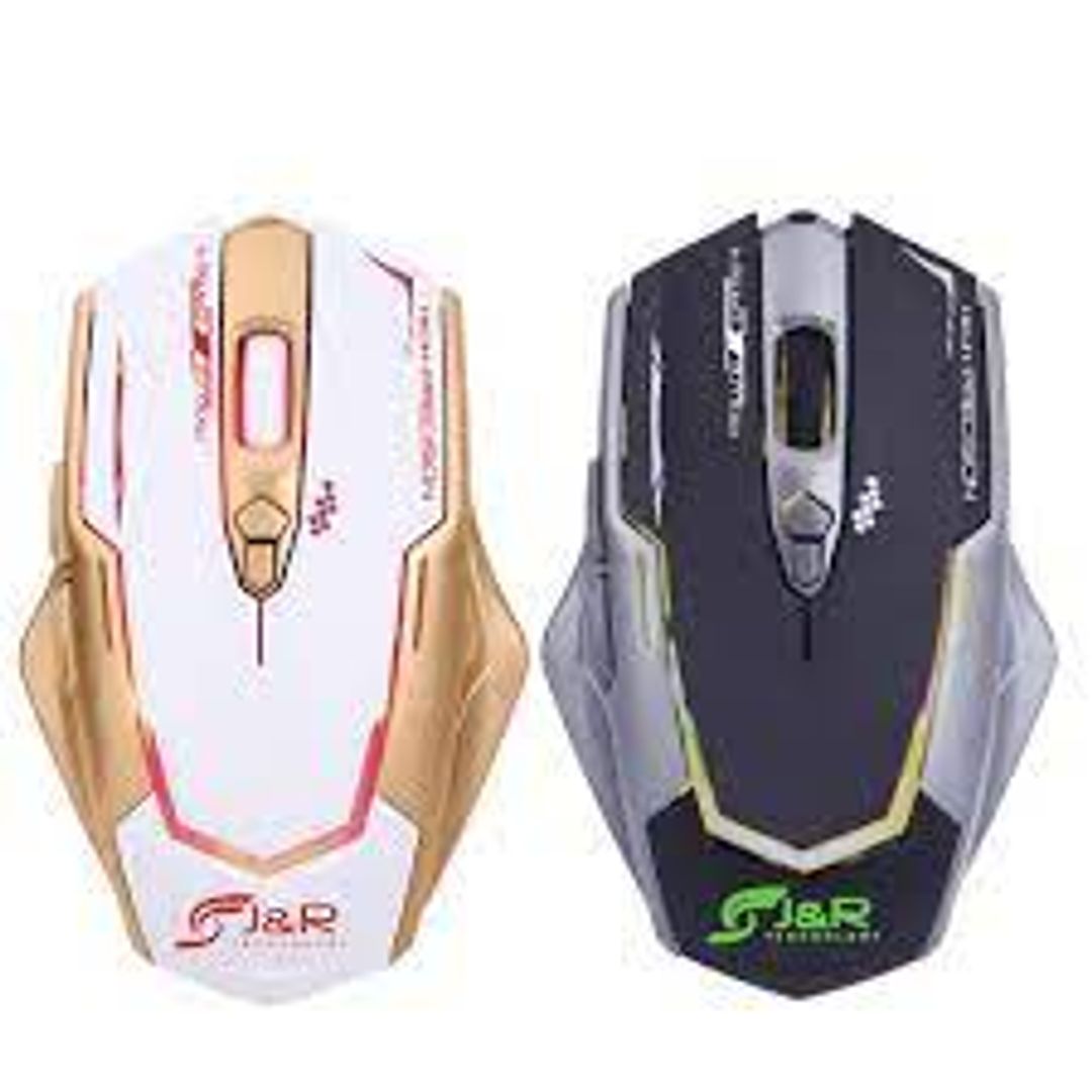 Mouse Gamer J&R Inalámbrico Fire Led Professional