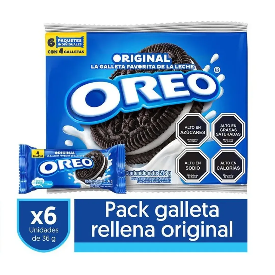 GALLETA OREO ORIGINAL*6*4*216G