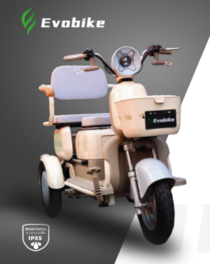 MOTO ELÉCTRICA EVOBIKE MODELO FAMILY Q