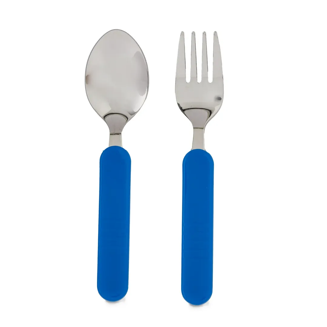 Set x2 Cubiertos Azul PARENTS CHOICE