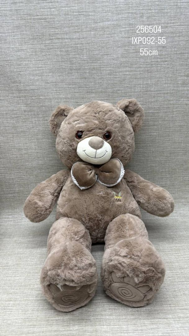 OSO PATAS LARGAS MOÑO GLOBO 55 CM