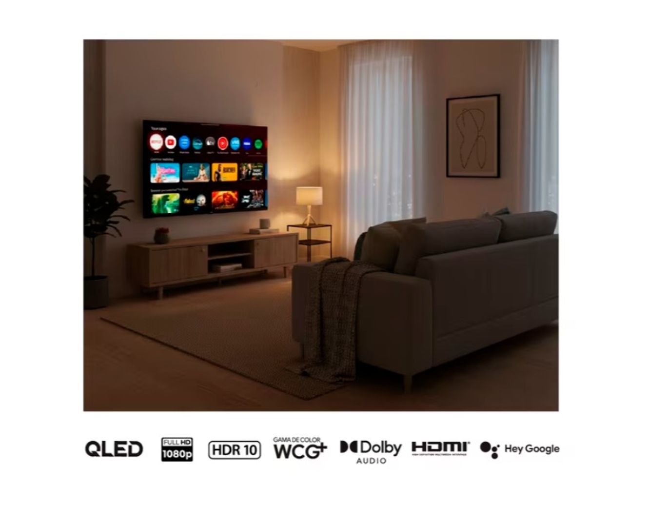 TELEVISOR  KALLEY 40'' 40GQ200 FHD QLED