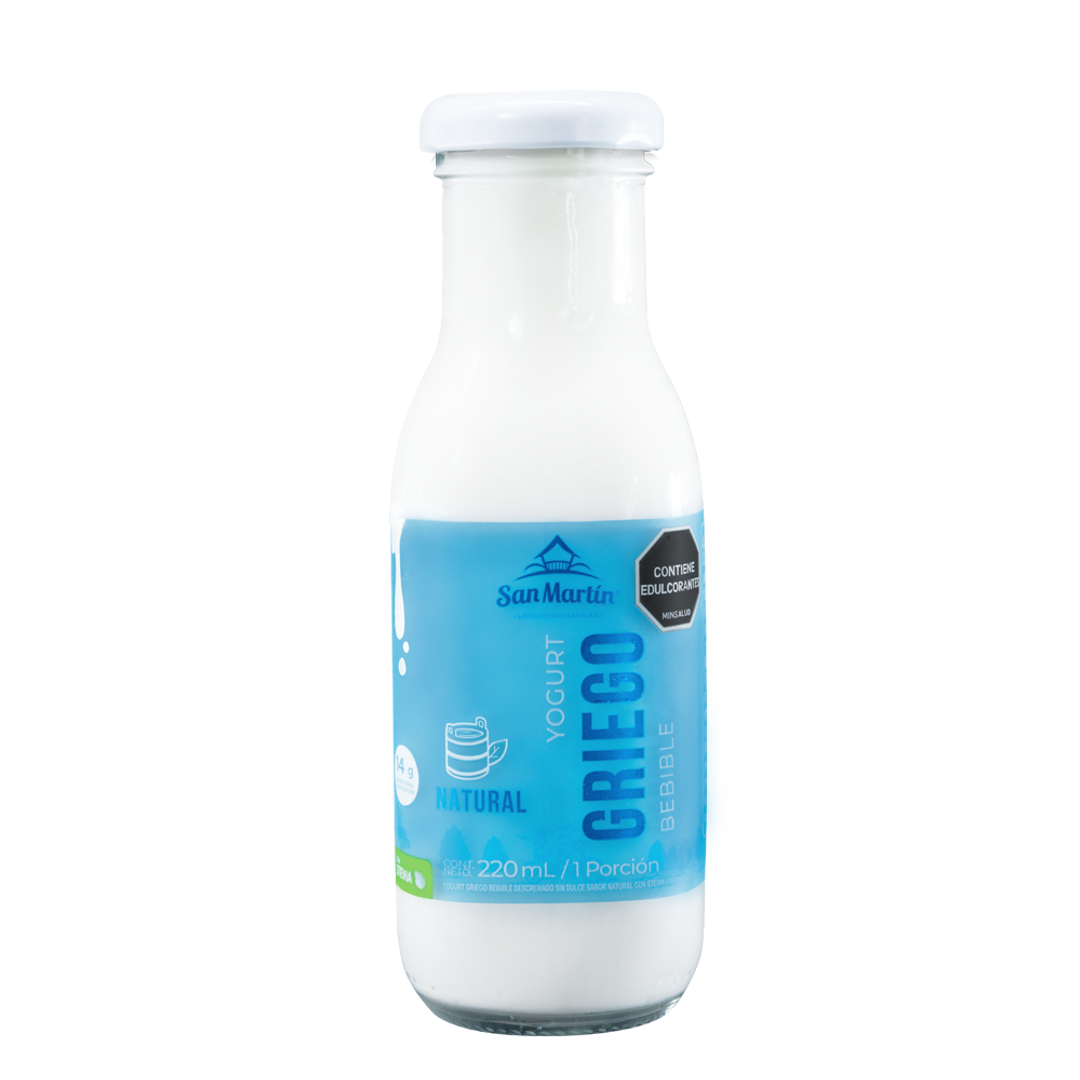 YOGURT GRIEGO BEBIBLE NATURAL SAN MARTIN X 220GR