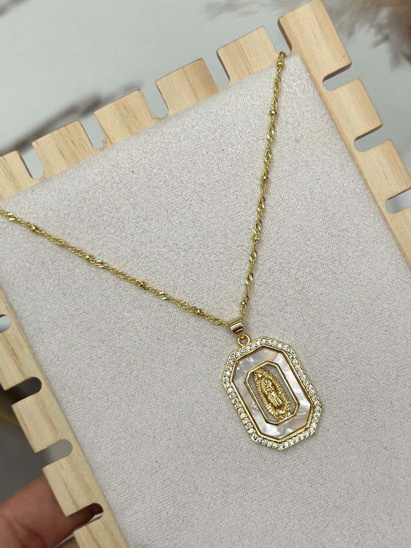 Cadena virgen de Guadalupe 