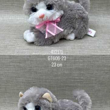 Imagen del producto GATITO ACOSTADO (SURTIDO) 23 CM