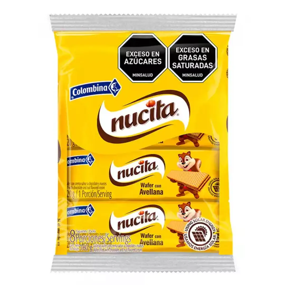 NUCITA WAFER*8*160G