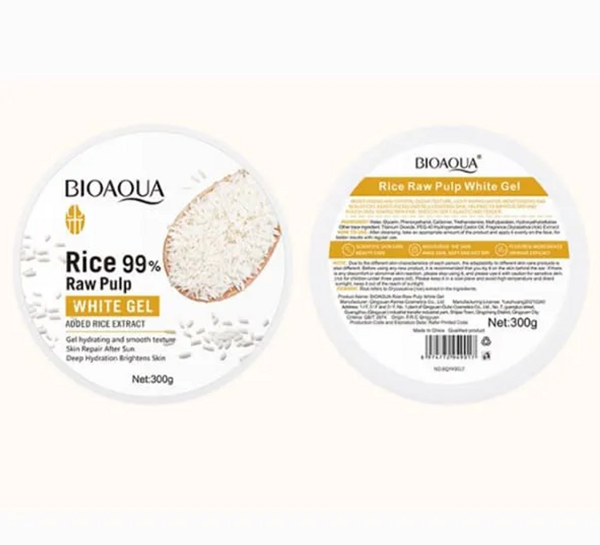 Gel hidratante de Arroz